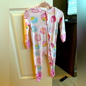 Angel Dear Two way zipper donut footie pajamas